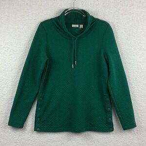 L.L.Bean Woman’s Size Small Pullover Tunic Funnel-neck Sweater.